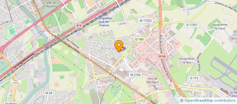 localisation de l'entreprise HR à LATTES