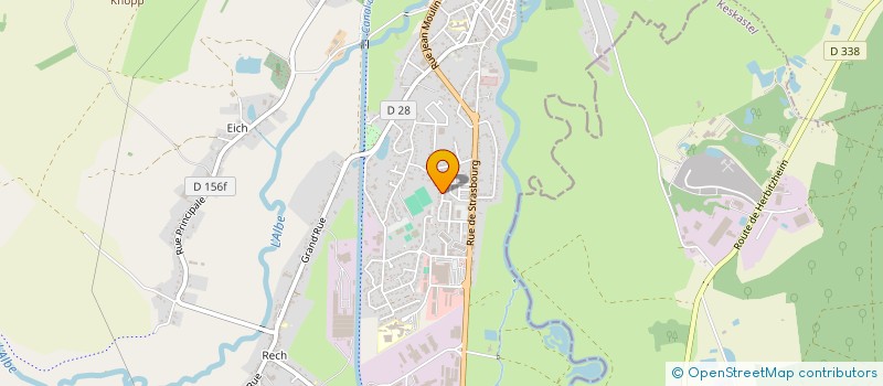 localisation de l'entreprise HR  SARRALBE