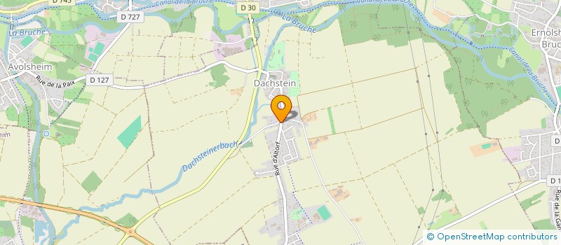 localisation de l'entreprise HR  DACHSTEIN