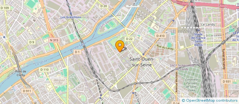 localisation de l'entreprise HR ADVISORY à SAINT-OUEN-SUR-SEINE