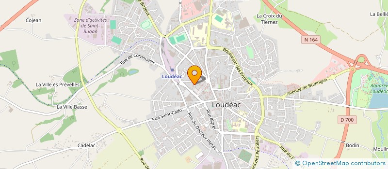localisation de l'entreprise HR AGENCEMENT/MENUISERIE à LOUDEAC