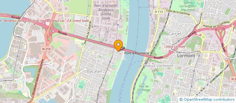 localisation de l'entreprise HR AUTO PASSION à BORDEAUX