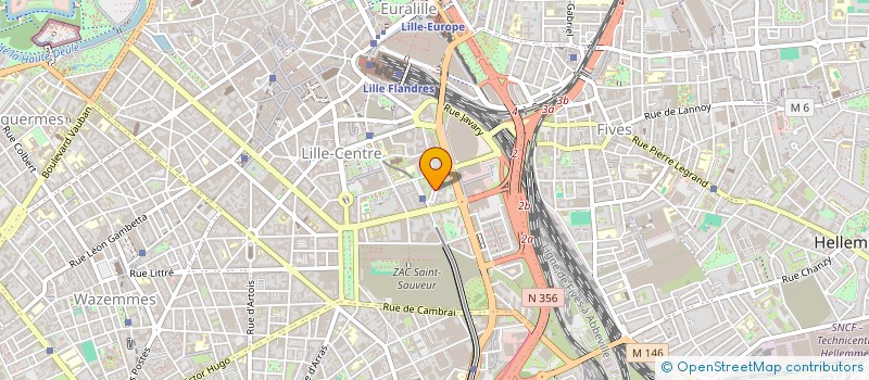 localisation de l'entreprise HR AUTOS à LILLE