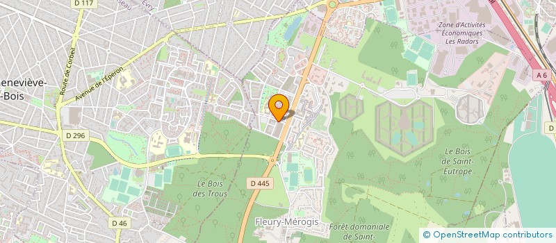 localisation de l'entreprise HR BATIMENT à FLEURY-MEROGIS