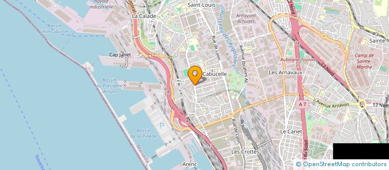 localisation de l'entreprise HR CONCEPT RENOVATION  MARSEILLE 15EME