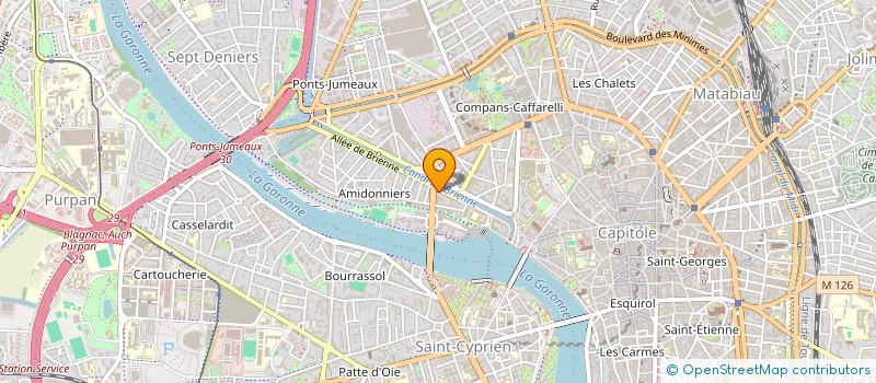 localisation de l'entreprise HR CONSULTING 31  TOULOUSE