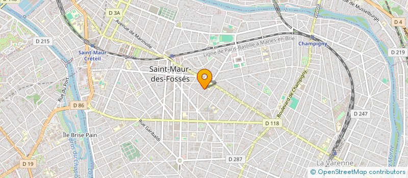 localisation de l'entreprise HR CONSULTING à SAINT-MAUR-DES-FOSSES