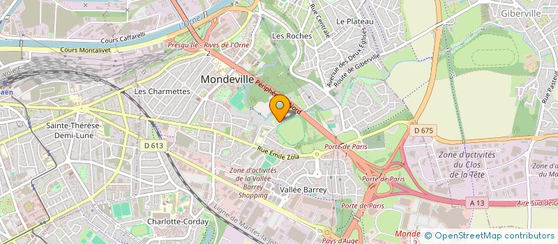 localisation de l'entreprise HR CONSULTING  MONDEVILLE