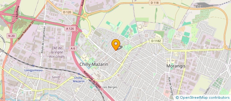 localisation de l'entreprise HR DEPANNAGE à CHILLY-MAZARIN