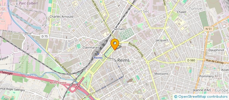 localisation de l'entreprise HR DEVELOPMENT  REIMS