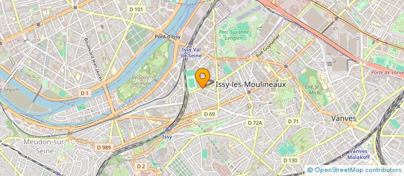localisation de l'entreprise HR DEVELOPPEMENT à ISSY-LES-MOULINEAUX