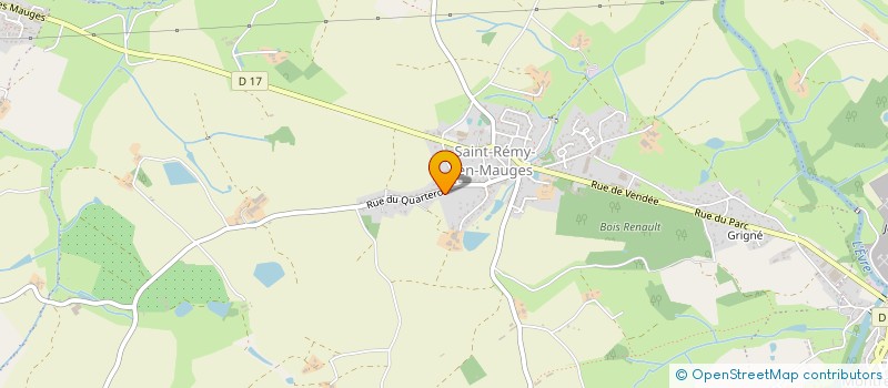 localisation de l'entreprise HR DEVELOPPEMENT à MONTREVAULT-SUR-EVRE