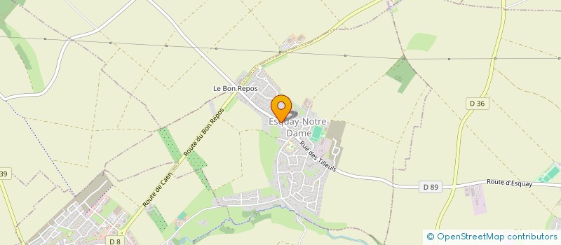 localisation de l'entreprise HR ELECTRICITE  ESQUAY-NOTRE-DAME