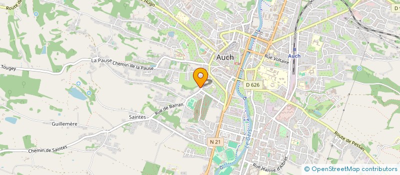 localisation de l'entreprise HR ETANCHEITE à AUCH