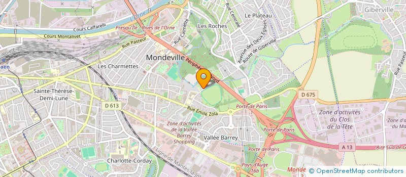 localisation de l'entreprise HR HABITAT CONSEIL  MONDEVILLE