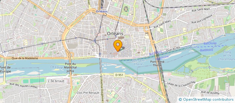 localisation de l'entreprise HR HOLDING à ORLEANS