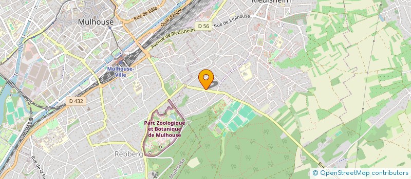 localisation de l'entreprise HR-IMMO  RIEDISHEIM