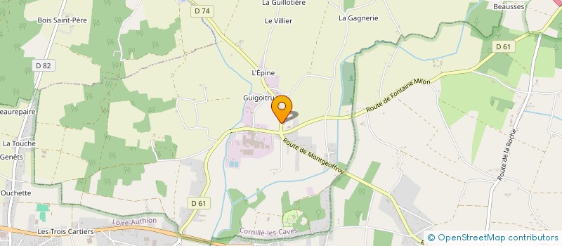 localisation de l'entreprise HR IMMO  CORNILLE-LES-CAVES