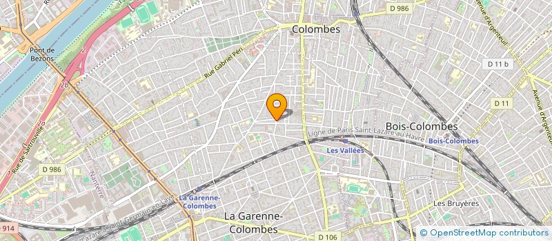 localisation de l'entreprise HR IN USE à COLOMBES