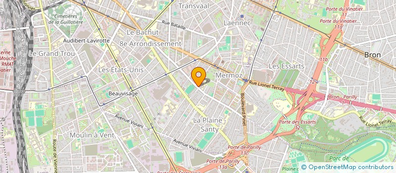 localisation de l'entreprise HR INDUSTRIES  LYON