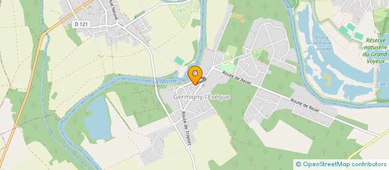 localisation de l'entreprise HR INVEST  GERMIGNY-L'EVEQUE