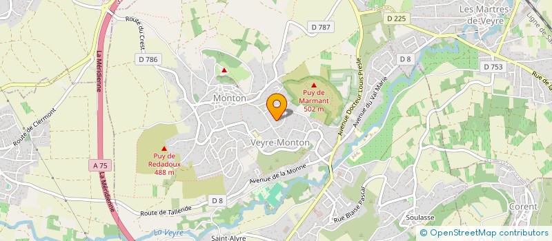 localisation de l'entreprise HR INVEST IMMO  VEYRE-MONTON