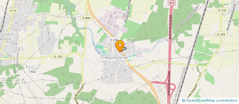 localisation de l'entreprise HR J-CONSTRUCTION  MALATAVERNE