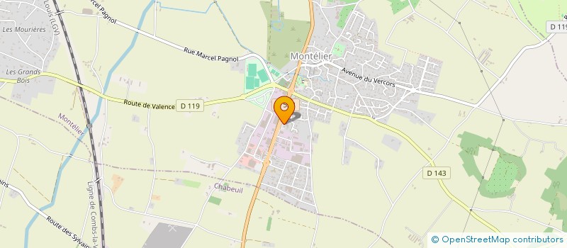 localisation de l'entreprise HR LA MARTINIERE  MONTELIER