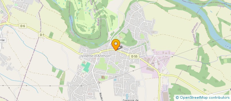 localisation de l'entreprise HR MENUISERIES  VILLETTE-D'ANTHON