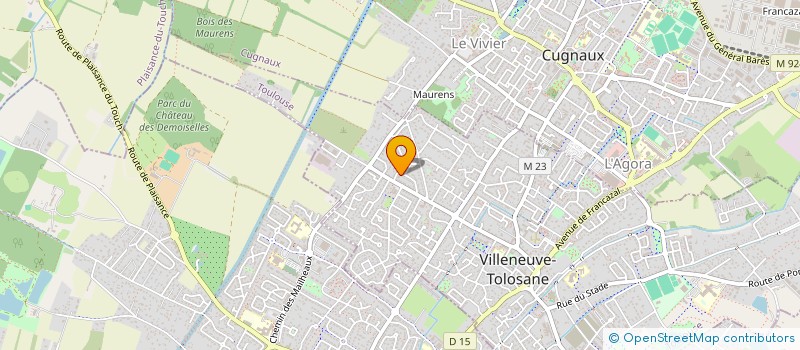 localisation de l'entreprise HR PATRIMOINE à VILLENEUVE-TOLOSANE