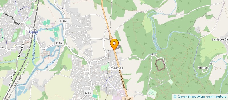 localisation de l'entreprise HR PISCINE  SMARVES