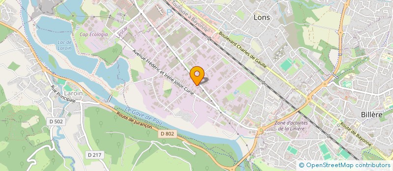 localisation de l'entreprise HR PNEUS  LONS