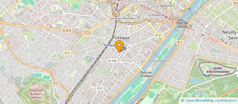 localisation de l'entreprise HR STEP UP  SAINT-CLOUD