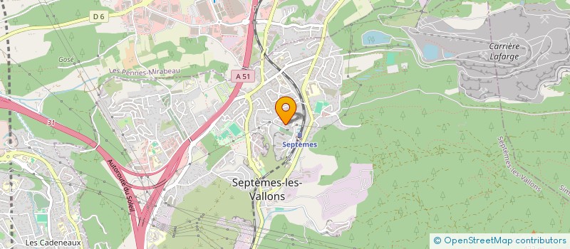 localisation de l'entreprise HR & TALENTS SPOT à SEPTEMES LES VALLONS