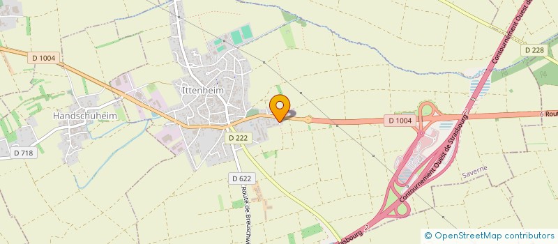 localisation de l'entreprise HR TAXI  ITTENHEIM