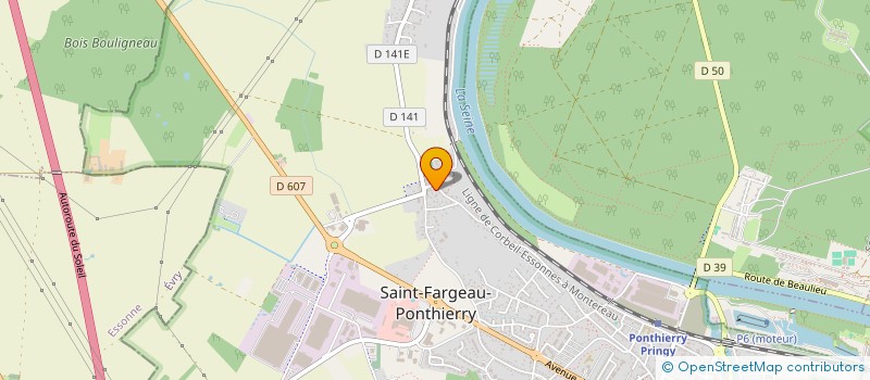 localisation de l'entreprise HR TEAMCONSULT à SAINT-FARGEAU-PONTHIERRY