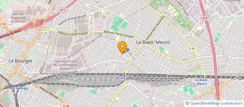 localisation de l'entreprise HR TRANSPORTS à DRANCY
