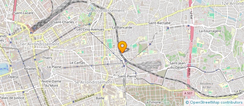 localisation de l'entreprise HR TRANSPORTS  MARSEILLE