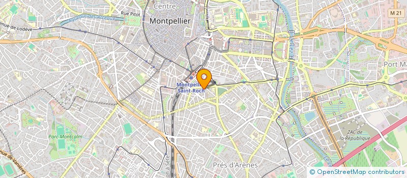localisation de l'entreprise HR2 IMMOBILIER à MONTPELLIER