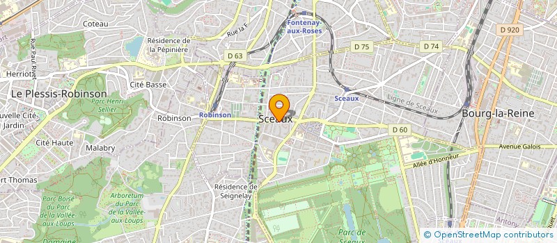 localisation de l'entreprise HR2A à SCEAUX