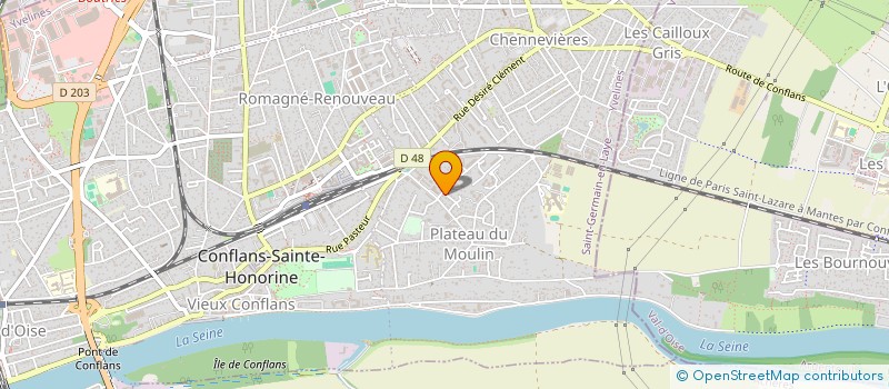 localisation de l'entreprise HRAAYE CONSULTING  CONFLANS-SAINTE-HONORINE