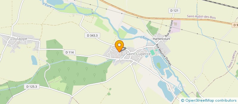 localisation de l'entreprise HRB INVEST à SAINT-LUPERCE