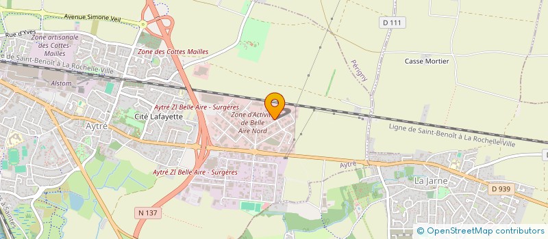 localisation de l'entreprise HRBK  PERIGNY