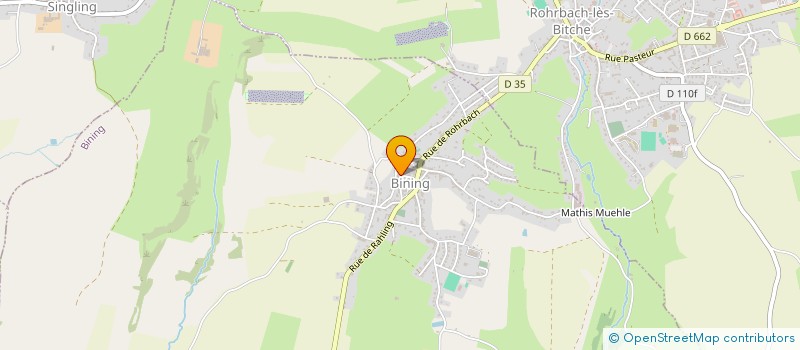 localisation de l'entreprise HRC 2004  BINING