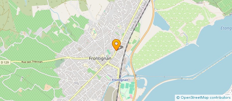 localisation de l'entreprise HRC à FRONTIGNAN