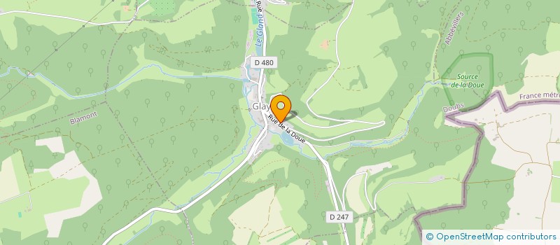 localisation de l'entreprise HRC  GLAY