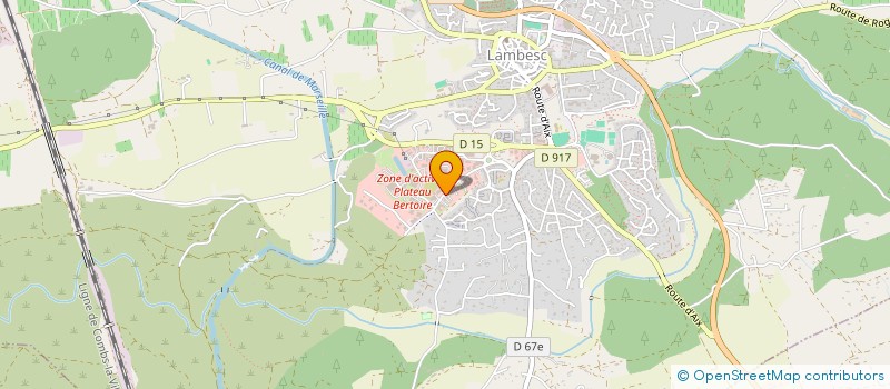 localisation de l'entreprise HRC INVESTISSEMENTS  LAMBESC