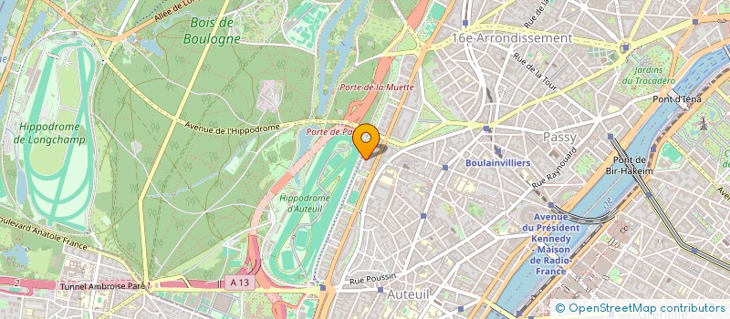 localisation de l'entreprise HRCI  PARIS