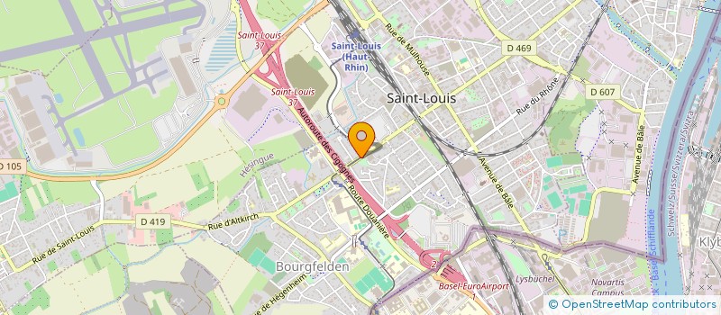 localisation de l'entreprise HRD  SAINT-LOUIS