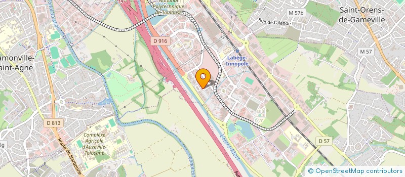 localisation de l'entreprise HRD CONSTRUCTIONS à LABEGE